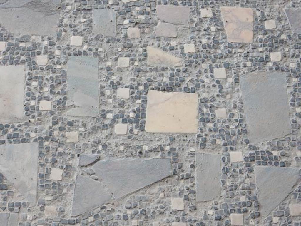 VIII.2.1 Pompeii. May 2018. Detail of flooring in atrium. Photo courtesy of Buzz Ferebee.