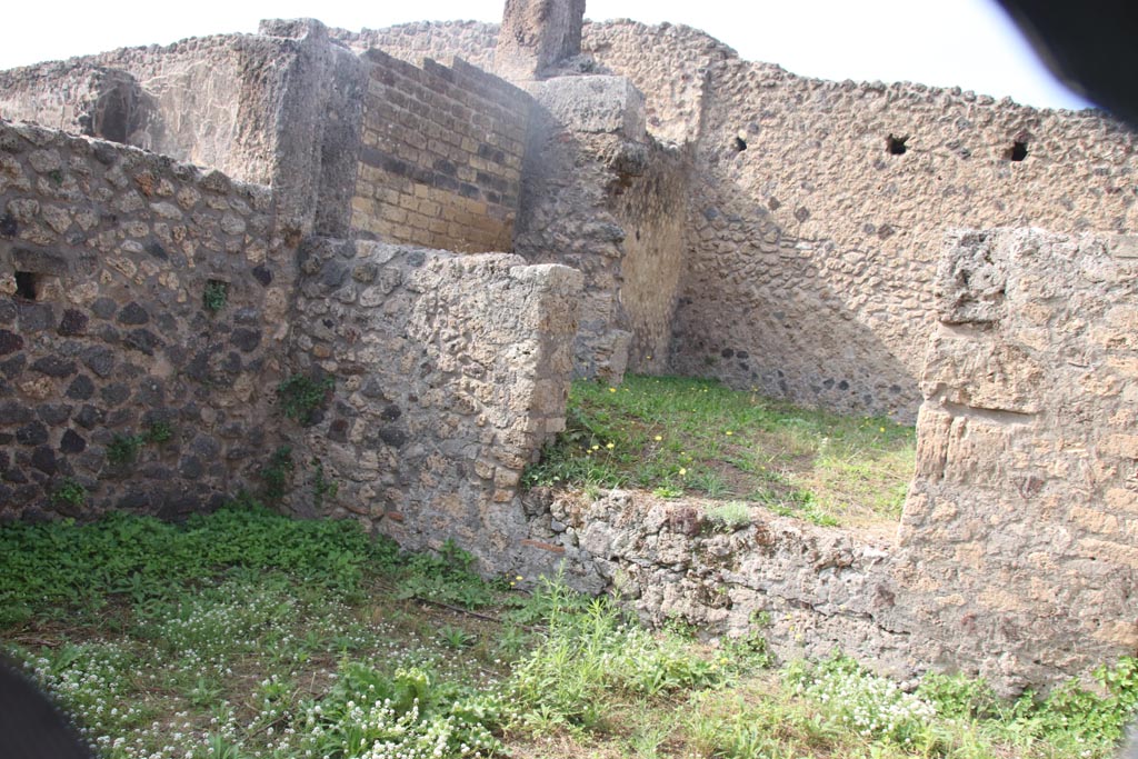 VIII.2.36 Pompeii. October 2023. Looking through doorway in west wall to rear rooms. Photo courtesy of Klaus Heese.