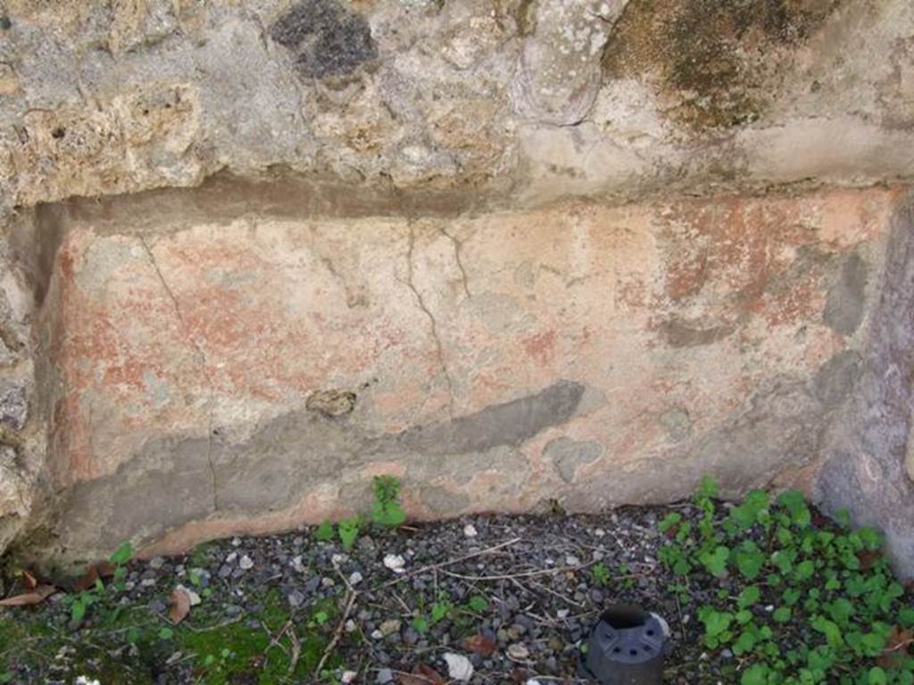 VIII.5.9 Pompeii. March 2009. Room 23. Recess in south west corner.