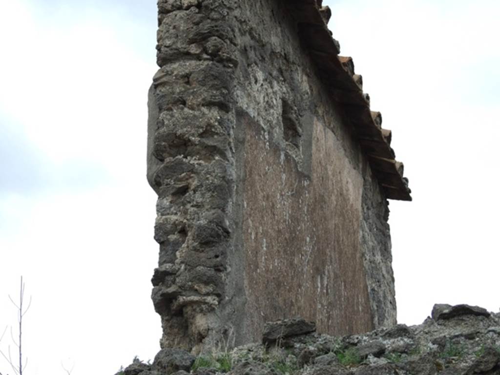 VIII.5.28 Pompeii.  December 2007.  South wall of upper storey in Room 2 on east side of atrium.  Taken from VIII.5.32.
