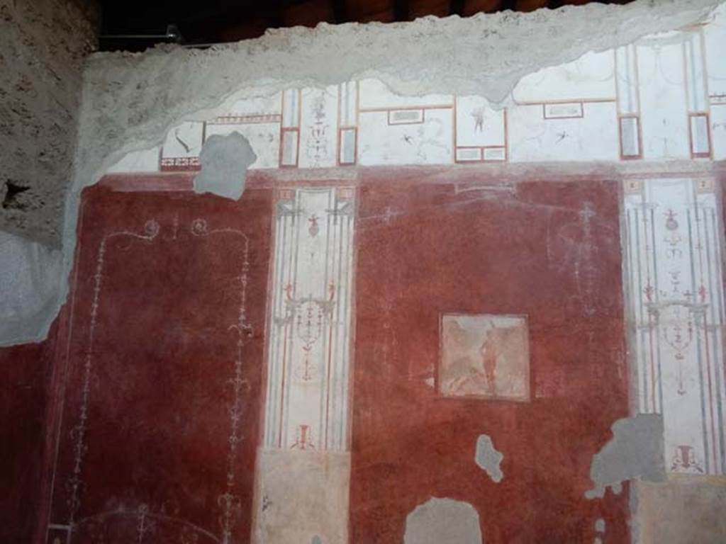 VIII.5.37 Pompeii. May 2017. Room 13, looking towards the east end of the south wall after restoration. Photo courtesy of Buzz Ferebee.