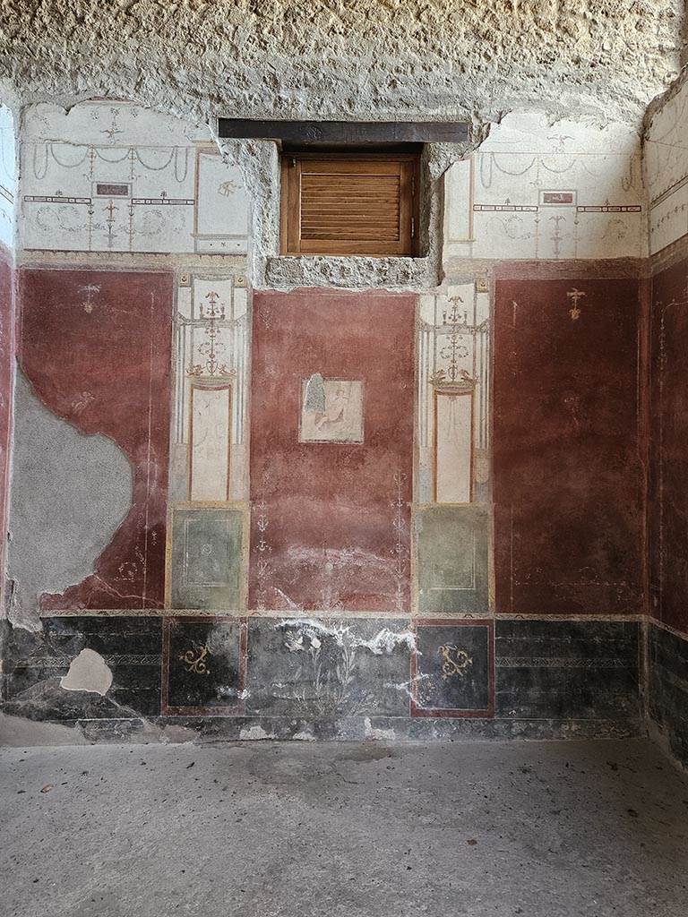 VIII.5.37 Pompeii. November 2024.
Room 13, looking towards west wall. Photo courtesy of Annette Haug.