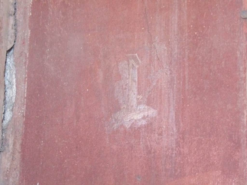 VIII.5.37 Pompeii. March 2009. Room 13. Oecus. East wall.