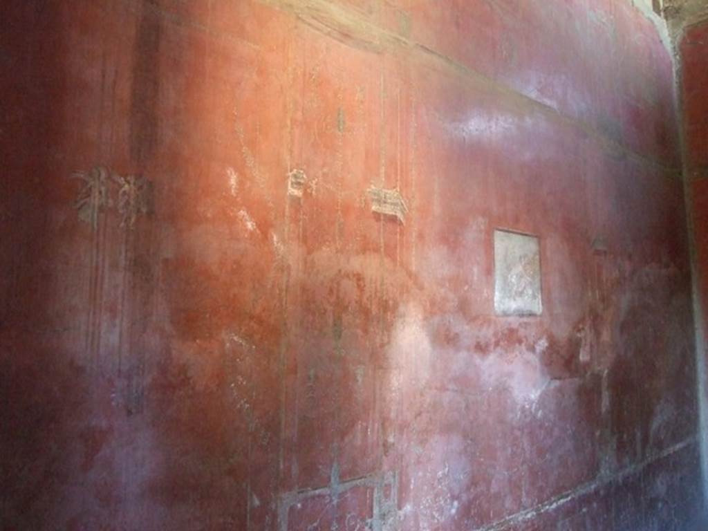 VIII.5.37 Pompeii. March 2009. Room 14, looking along south wall of oecus from east end.