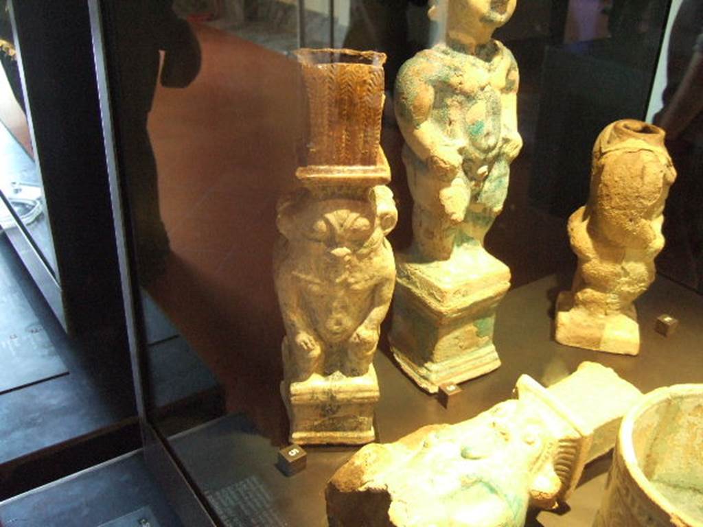 Statuette of Bes found in VIII.5.39. Now in Naples Archaeological Museum.