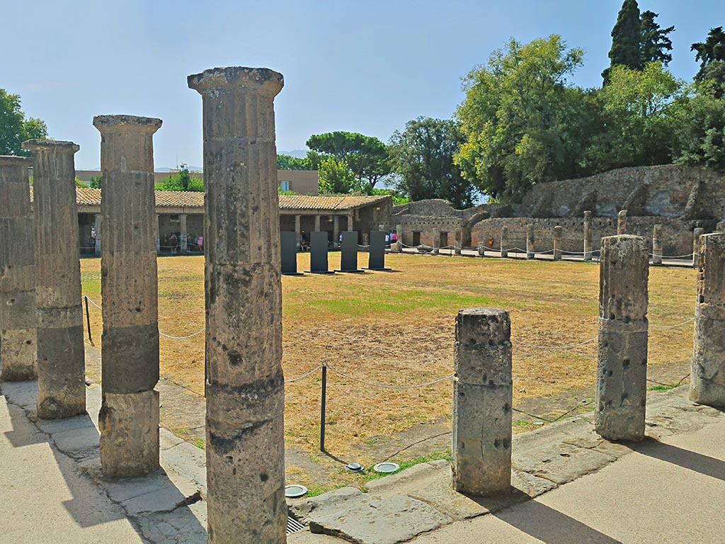 VIII.7.16 Pompeii. September 2024. Looking south-west from north-east corner. Photo courtesy of Giuseppe Ciaramella.