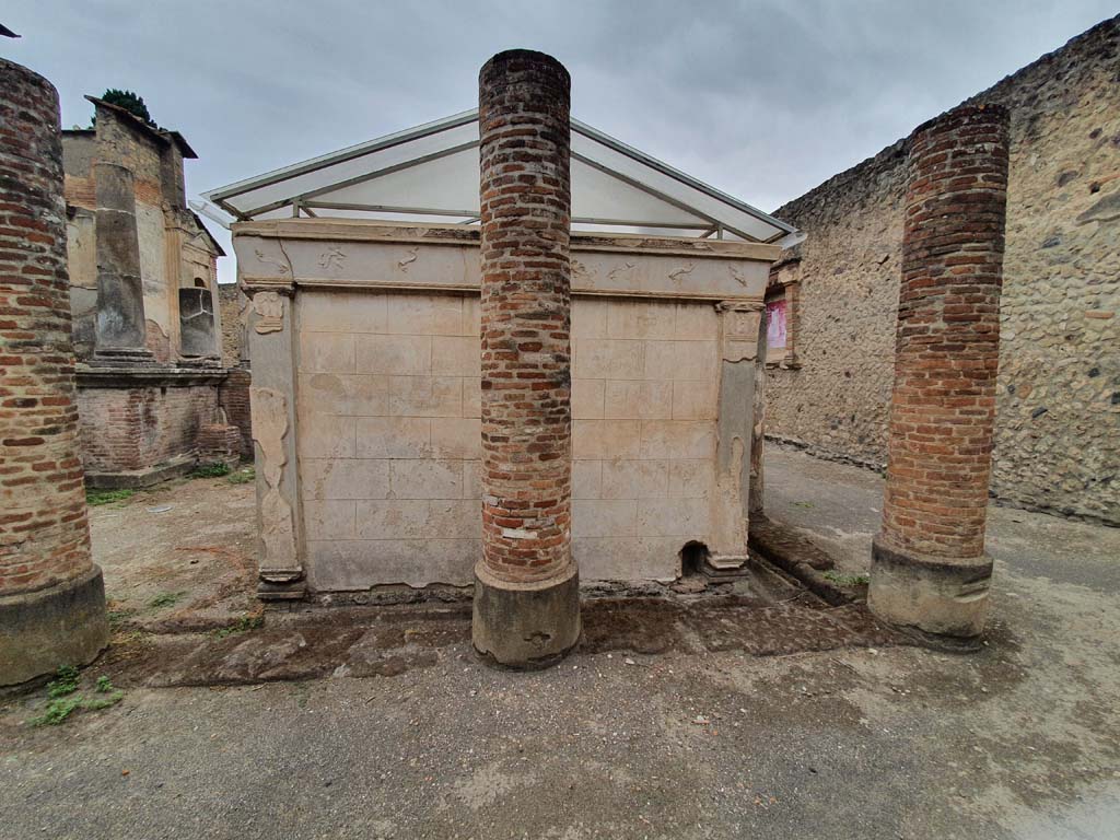VIII.7.28 Pompeii. August 2021. Looking towards south side of purgatorium.
Foto Annette Haug, ERC Grant 681269 DÉCOR.

