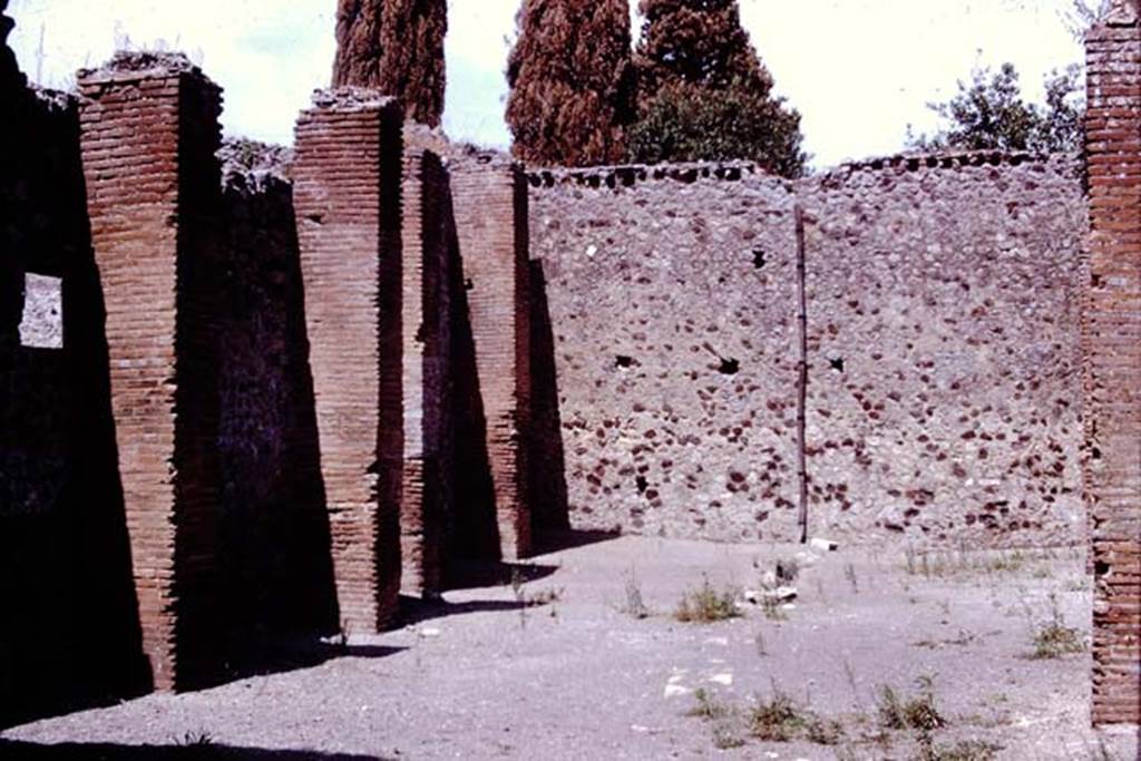 IX.1.5 Pompeii. 1966. Looking east across �uncovered area�. Photo by Stanley A. Jashemski.
Source: The Wilhelmina and Stanley A. Jashemski archive in the University of Maryland Library, Special Collections (See collection page) and made available under the Creative Commons Attribution-Non Commercial License v.4. See Licence and use details.
J66f0118
