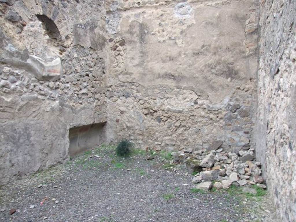 IX.1.7 Pompeii. December 2007. Cubiculum. North wall.