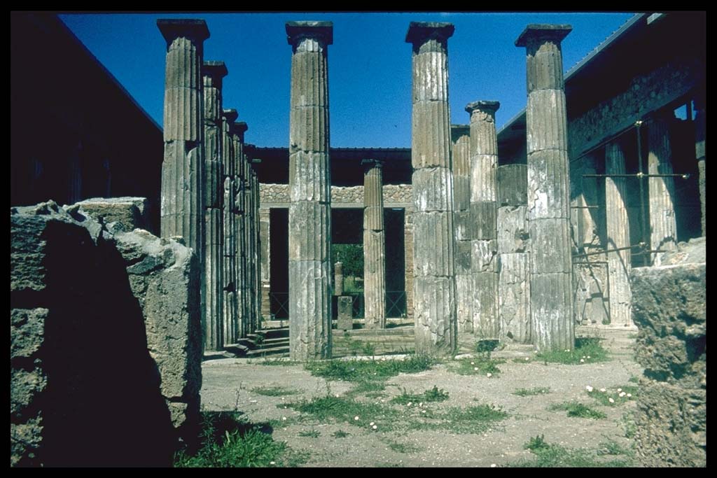 IX.1.20 Pompeii. Atrium from entrance.  
Photographed 1970-79 by Günther Einhorn, picture courtesy of his son Ralf Einhorn.
