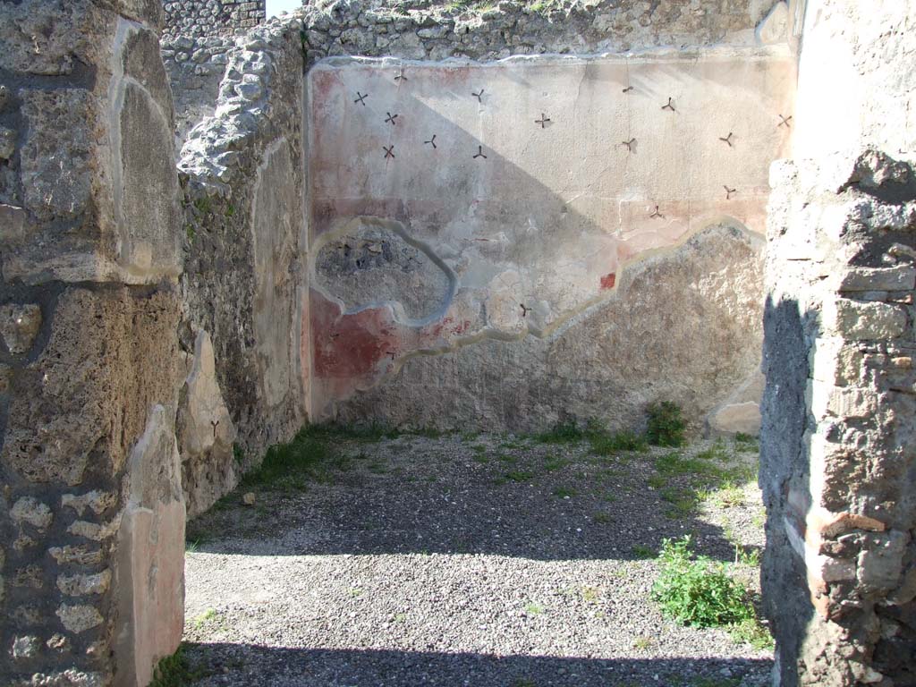 IX.3.2 Pompeii. March 2009. Room on north side of garden area. Looking north from garden area.