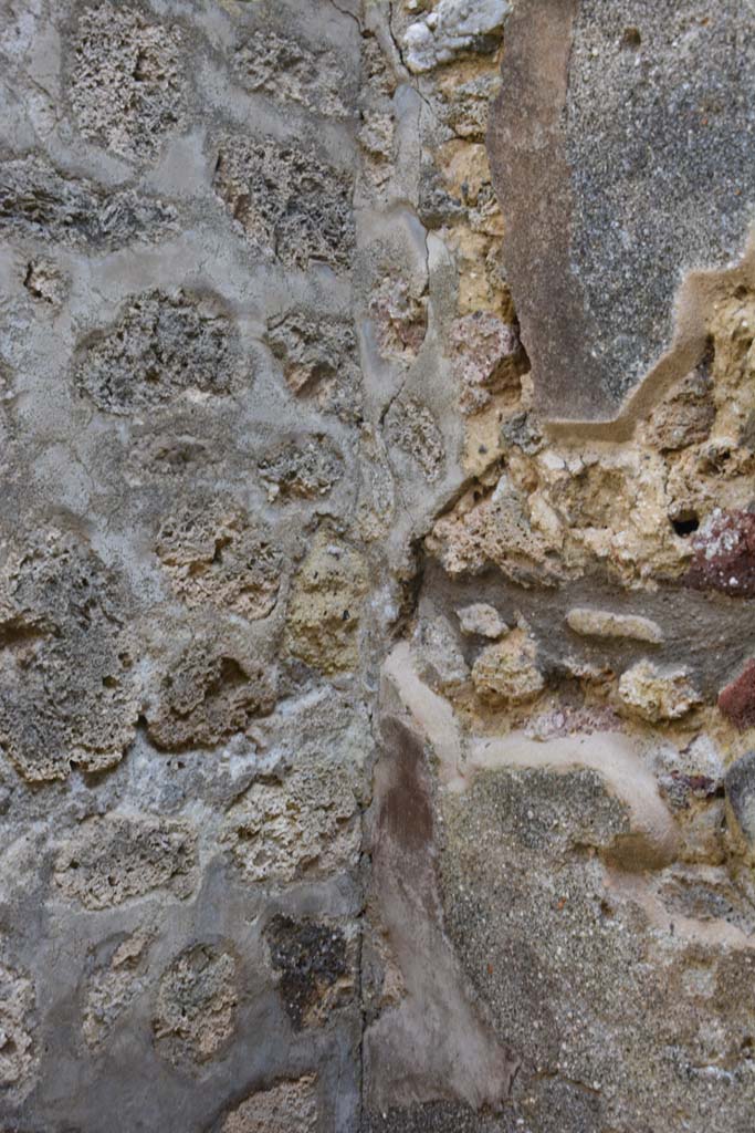 IX.5.2 Pompeii. March 2017. Room �q�, detail from south-east corner. 
Foto Christian Beck, ERC Grant 681269 D�COR.
