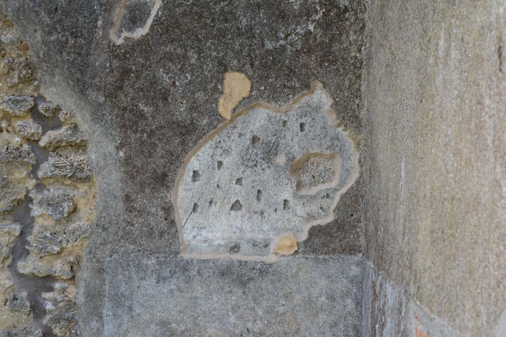 IX.5.2 Pompeii. March 2017. Room �e�, east wall and south-east corner. 
Foto Christian Beck, ERC Grant 681269 D�COR.

