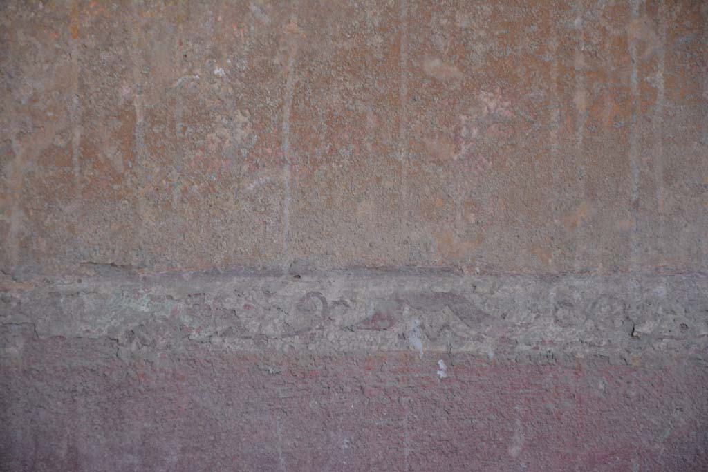 IX.5.6 Pompeii. May 2017. Room i, detail from above zoccolo on south wall in south-east corner.      
Foto Christian Beck, ERC Grant 681269 D�COR.
