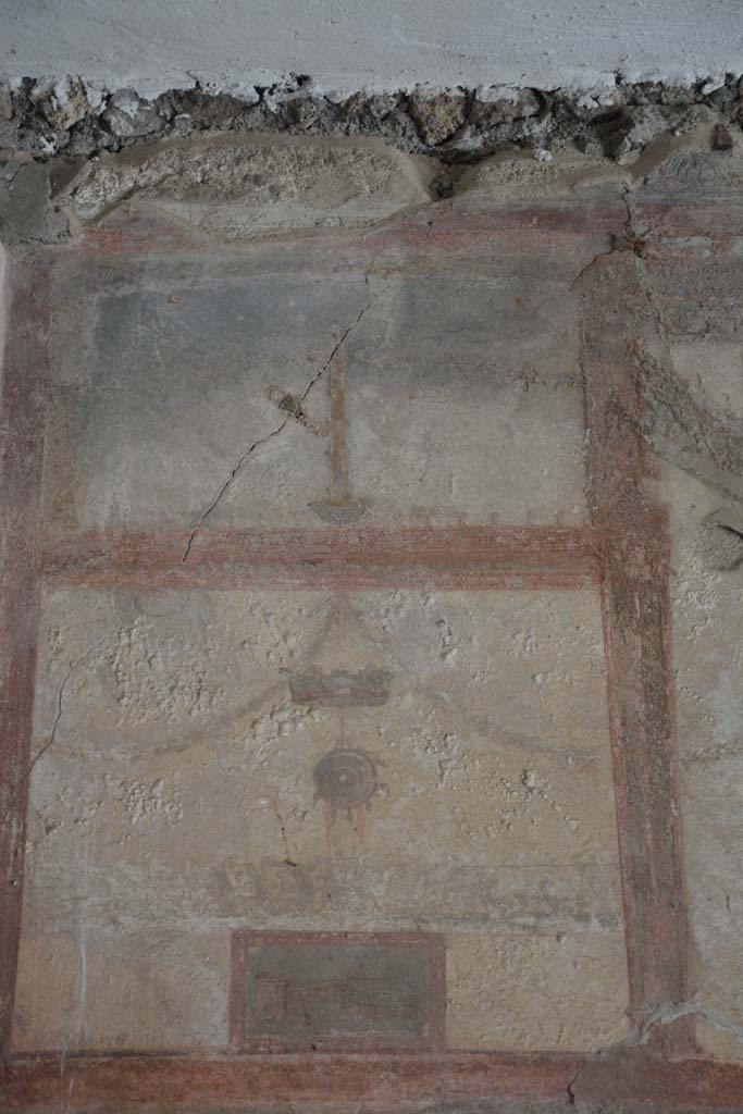 IX.5.6 Pompeii. May 2017. Room i, upper west wall at south end.
Foto Christian Beck, ERC Grant 681269 DÉCOR.