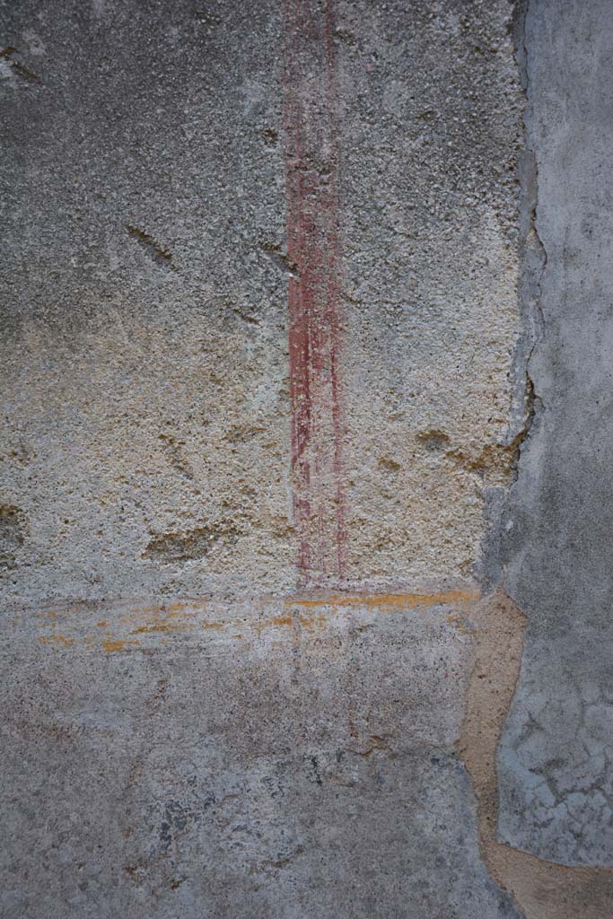 IX.5.6 Pompeii. May 2017. Room o, detail of painted decoration from east wall.  
Foto Christian Beck, ERC Grant 681269 D�COR.
