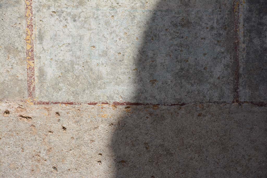 IX.5.6 Pompeii. May 2017. Room r, detail of painted decoration from central panel on north wall.
Foto Christian Beck, ERC Grant 681269 D�COR.
