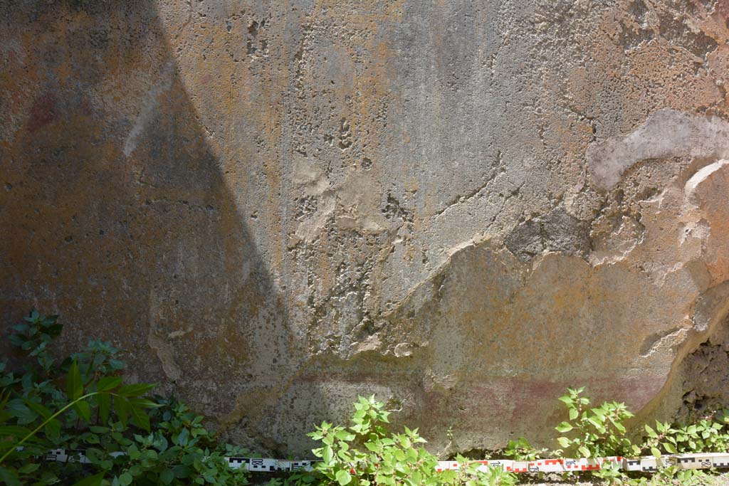 IX.5.6 Pompeii. May 2017. Room s, detail of lower west wall.
Foto Christian Beck, ERC Grant 681269 D�COR.
