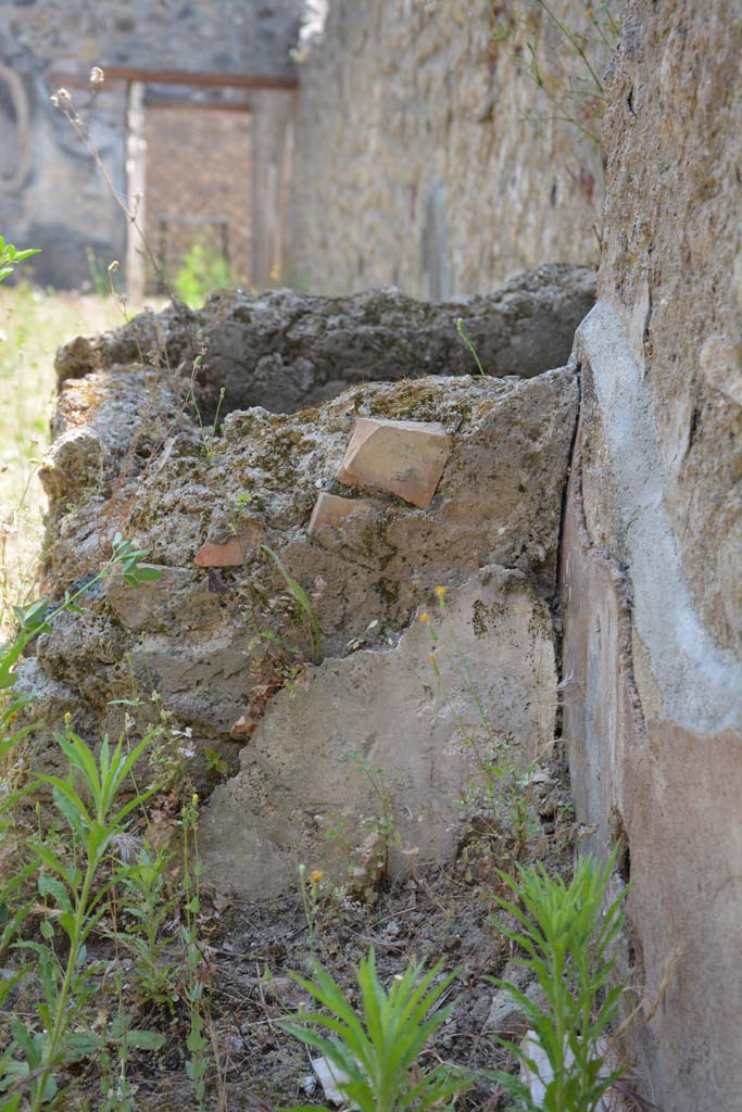 IX.5.6 Pompeii. May 2017.
Room u, looking south from north side of masonry basin along west wall towards doorway into IX.5.17.
Foto Christian Beck, ERC Grant 681269 DÉCOR.