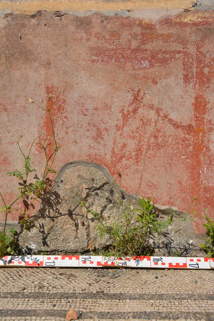 IX.5.6 Pompeii. May 2017. East ala e, detail of compartment in centre of zoccolo on east wall. 
Foto Christian Beck, ERC Grant 681269 D�COR.
