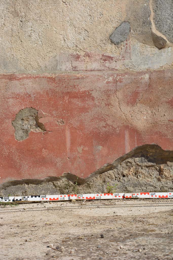 IX.5.6 Pompeii. May 2017. East ala e, continuation of zoccolo on south wall. 
Foto Christian Beck, ERC Grant 681269 D�COR.
