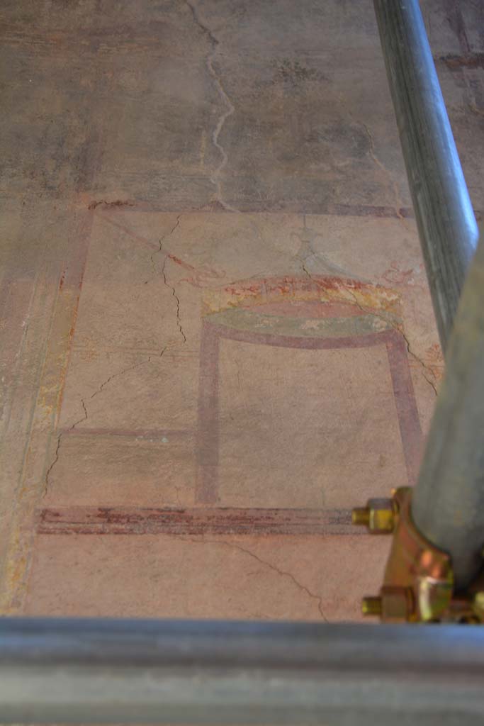 IX.5.6 Pompeii. May 2017.
Room k, (west side), detail from upper north wall towards east end.
Foto Christian Beck, ERC Grant 681269 DÉCOR.