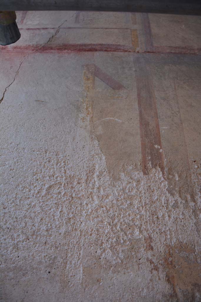 IX.5.6 Pompeii. May 2017. 
Room k, (east side), detail of painted decoration towards the centre of the upper north wall. 
Foto Christian Beck, ERC Grant 681269 D�COR.
