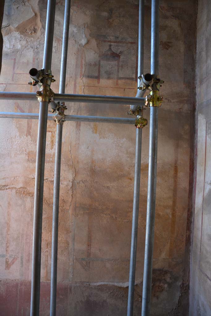 IX.5.6 Pompeii. May 2017. Room k, north wall of corridor at east end in north-east corner. 
Foto Christian Beck, ERC Grant 681269 D�COR.
