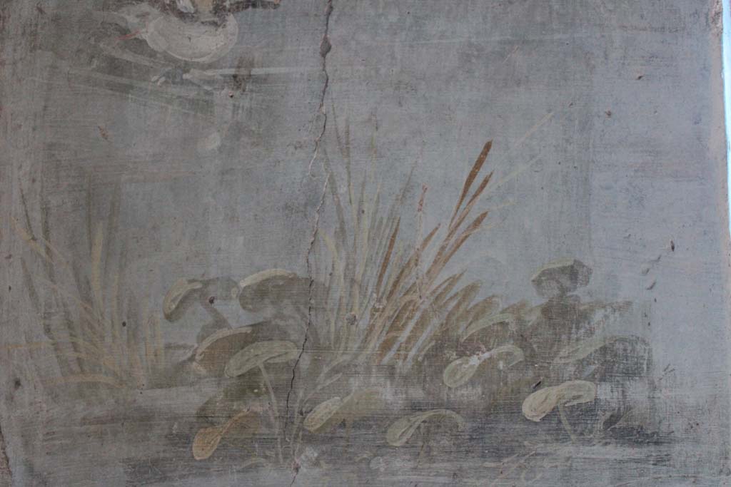 IX.5.9 Pompeii. May 2019. Room “l (L)”, detail of painted plants from upper east wall.
Foto Christian Beck, ERC Grant 681269 DÉCOR.