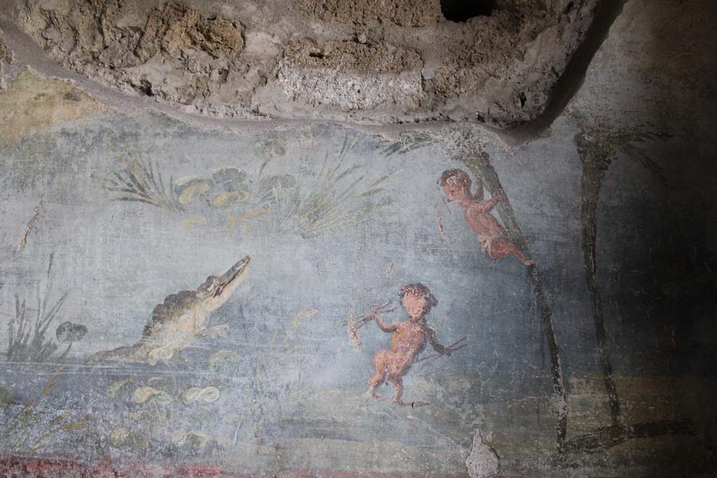 IX.5.9 Pompeii. May 2019. Room “l (L)”, north wall at west end.
Foto Christian Beck, ERC Grant 681269 DÉCOR.