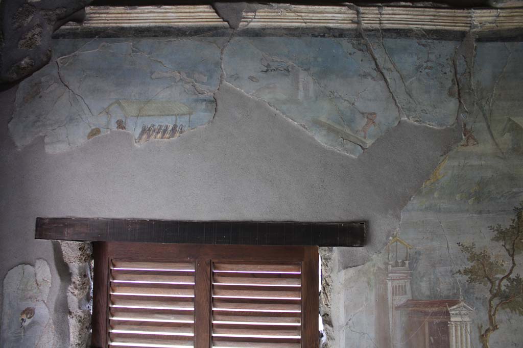 IX.5.9 Pompeii. May 2019. Room “l (L)”, upper south wall above window.
Foto Christian Beck, ERC Grant 681269 DÉCOR.