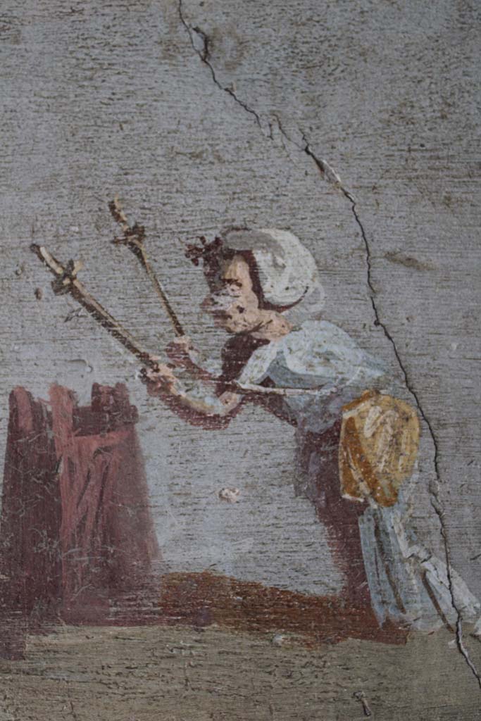 IX.5.9 Pompeii. May 2019. Room “l (L)”, detail of one figure with altar.
Foto Christian Beck, ERC Grant 681269 DÉCOR.