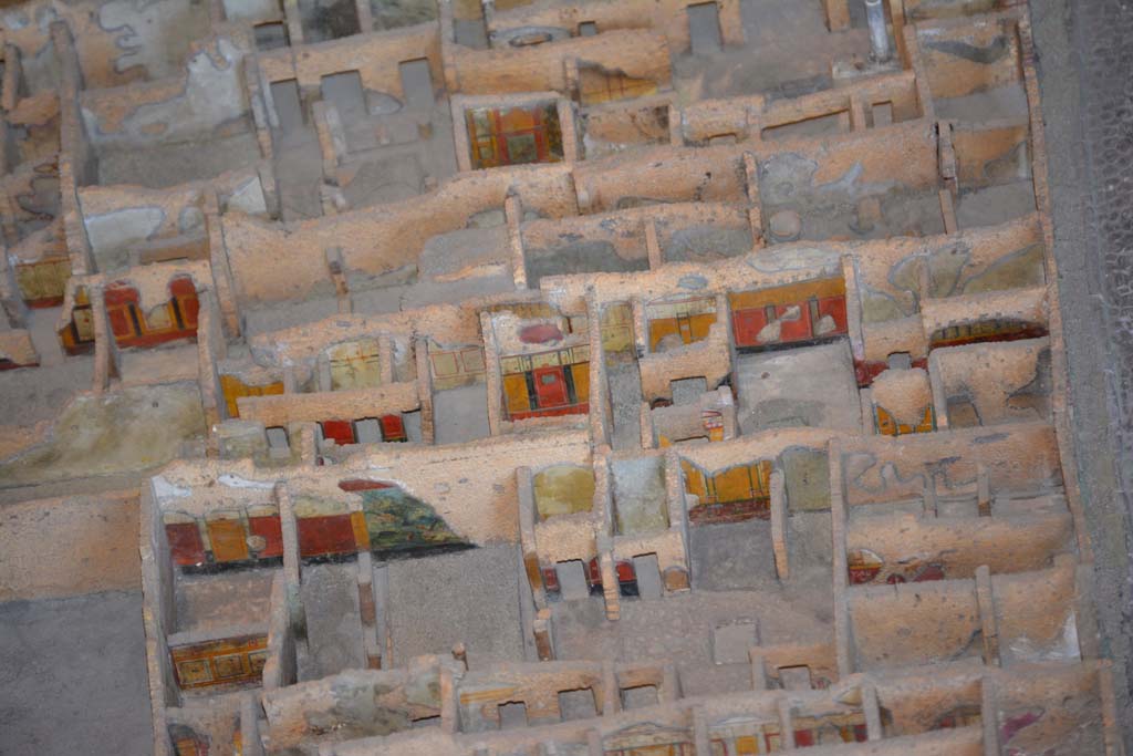 IX.5.9 Pompeii. July 2017. Lower side of photo, looking west.
From cork model in Naples Archaeological Museum.
Foto Annette Haug, ERC Grant 681269 DÉCOR