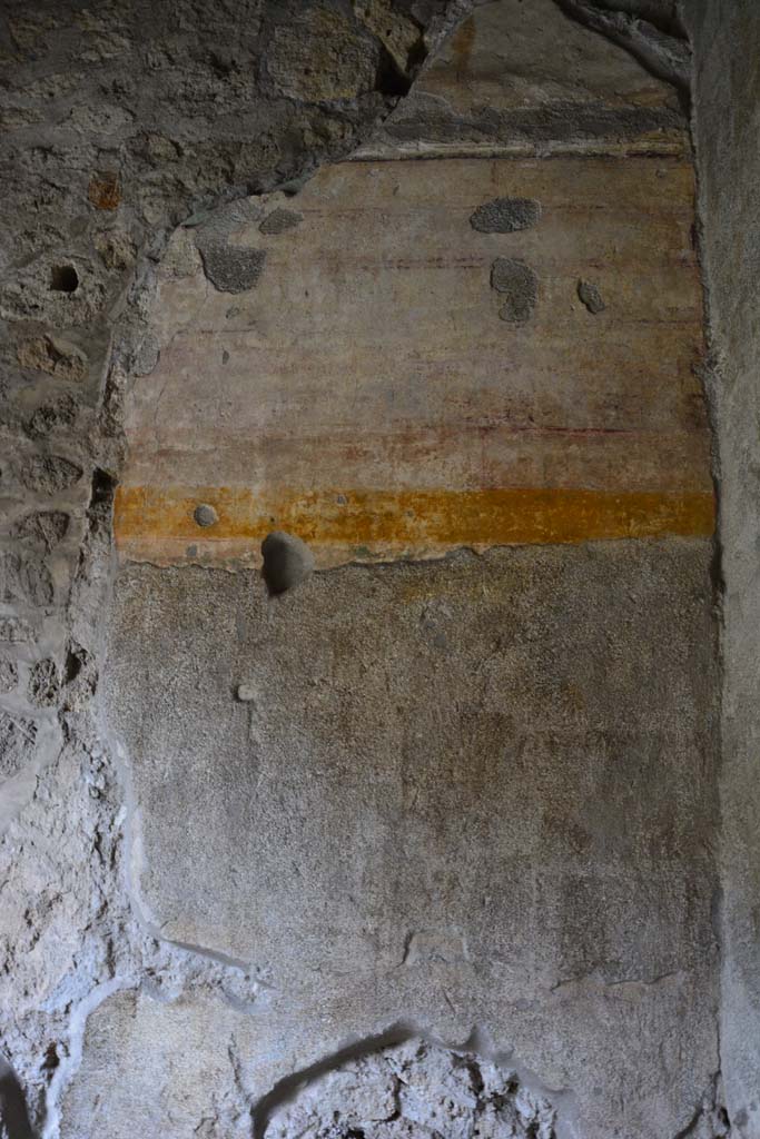 IX.5.9 Pompeii. March 2017. Room “e”, upper south wall at west end.
Foto Christian Beck, ERC Grant 681269 DÉCOR.