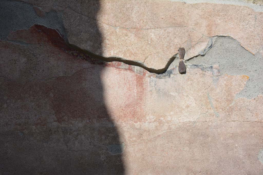 IX.5.9 Pompeii. May 2017. Room �g�, detail from east wall at north end.
Foto Christian Beck, ERC Grant 681269 D�COR.
