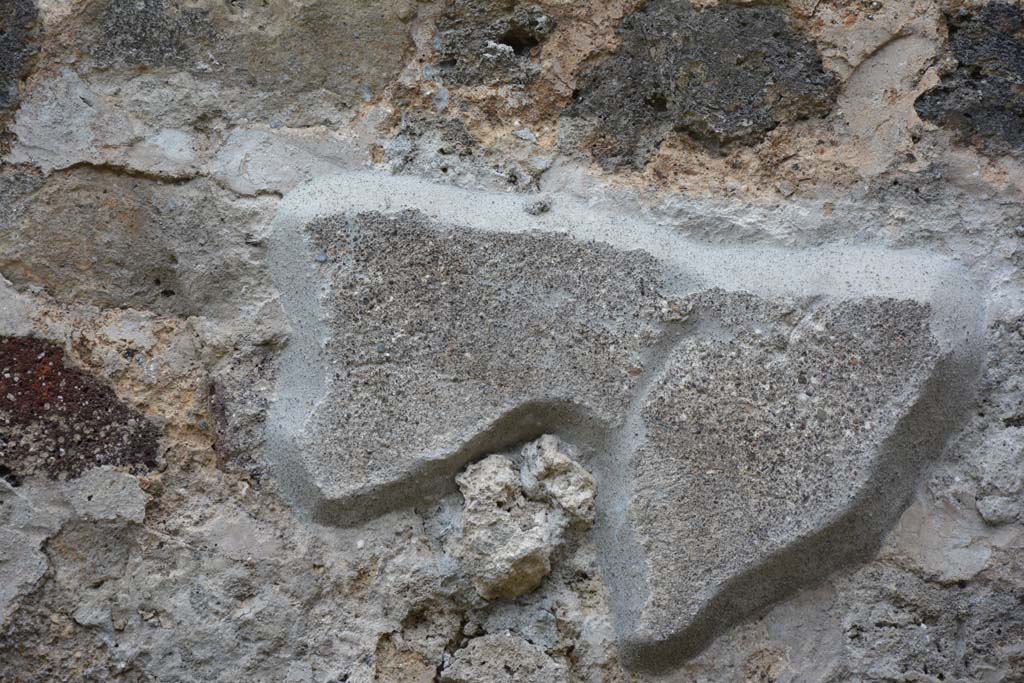 IX.5.10 Pompeii. May 2017. Detail from east wall towards south end.
Foto Christian Beck, ERC Grant 681269 D�COR.
