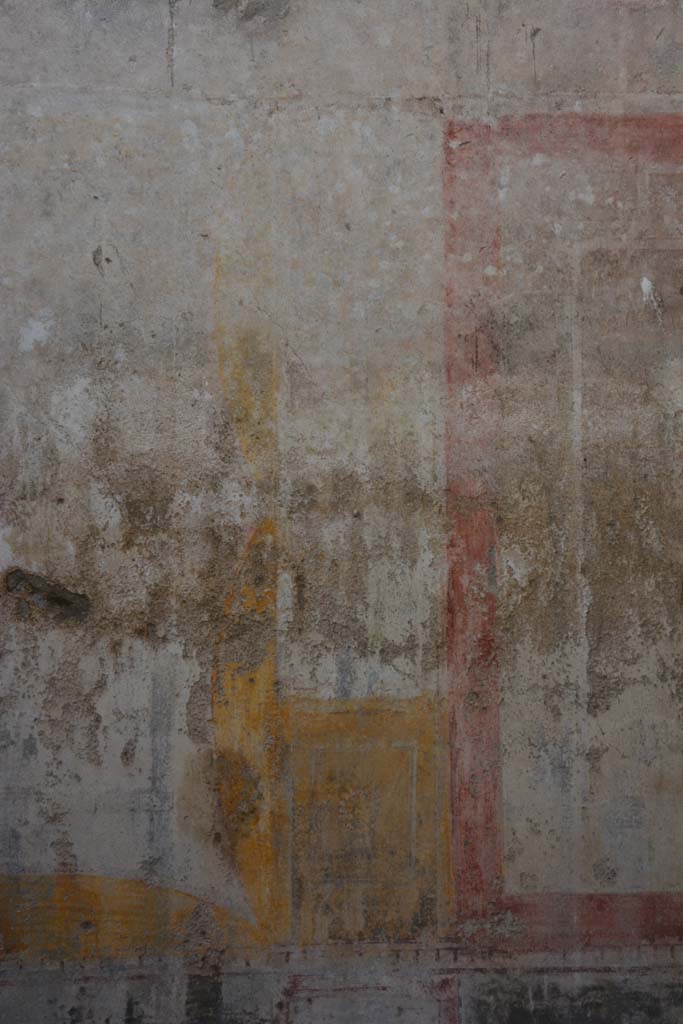 IX.5.11 Pompeii. May 2017. Room k, detail of panel on north side of central panel on west wall.
Foto Christian Beck, ERC Grant 681269 D�COR.
