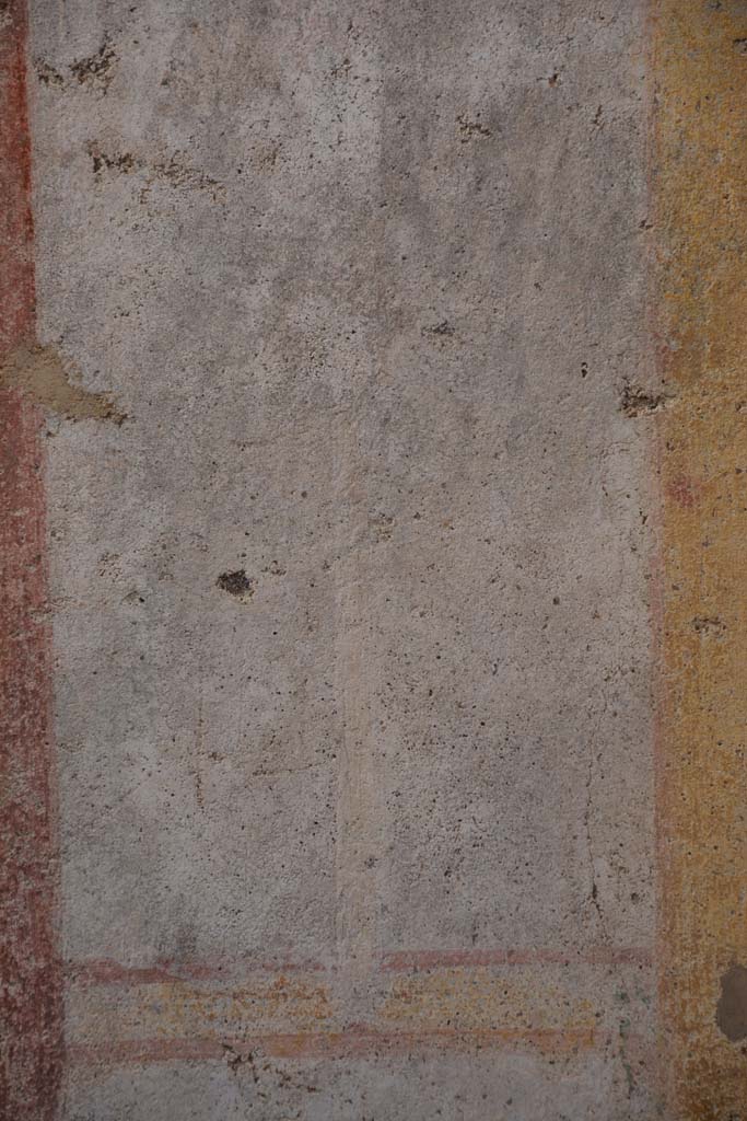 IX.5.11 Pompeii. May 2017. 
Room f, detail of compartment on east side of yellow central panel.
Foto Christian Beck, ERC Grant 681269 D�COR.
