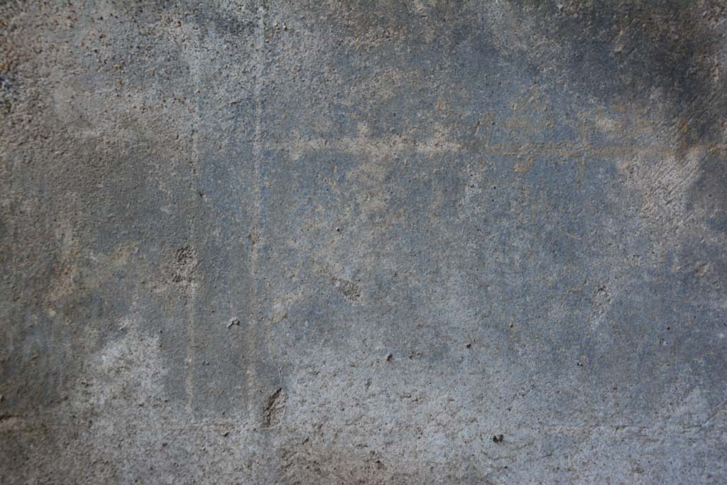 IX.5.11 Pompeii. March 2017. Room e, detail of painted decoration on west side of zoccolo on lower south wall.  
Foto Christian Beck, ERC Grant 681269 D�COR.
