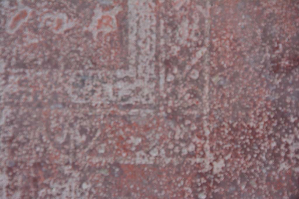 IX.5.11 Pompeii. March 2017. Room e, detail of painted border edging from panel at east end of south wall.  
Foto Christian Beck, ERC Grant 681269 D�COR.

