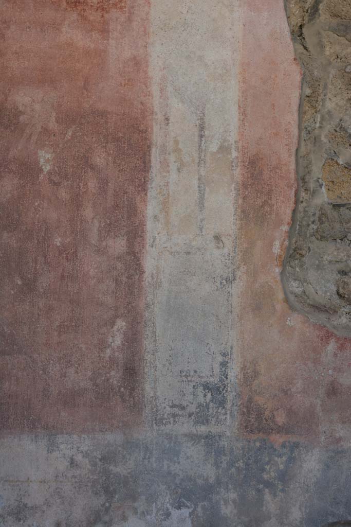 IX.5.11 Pompeii. May 2017. Room e, detail from west wall on south side of central panel.  
Foto Christian Beck, ERC Grant 681269 D�COR.

