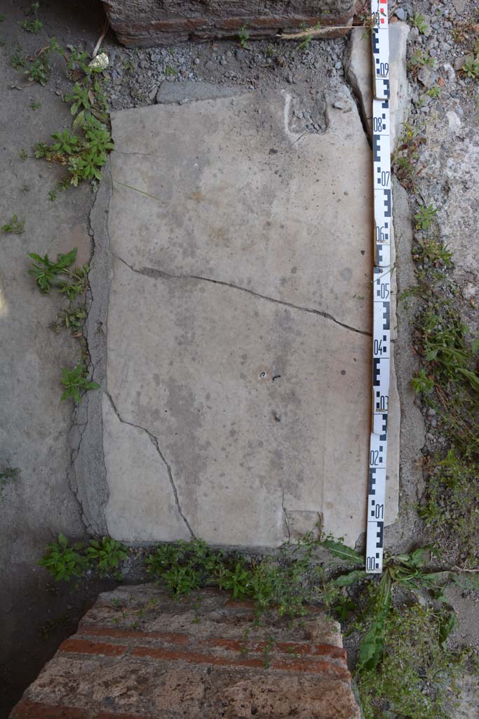 IX.5.11 Pompeii. May 2017. Room g, doorway threshold.
Foto Christian Beck, ERC Grant 681269 D�COR.
