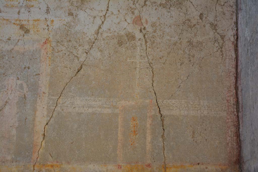 IX.5.11 Pompeii. May 2017. Room g, detail from upper north wall in north-east corner.
Foto Christian Beck, ERC Grant 681269 D�COR.
