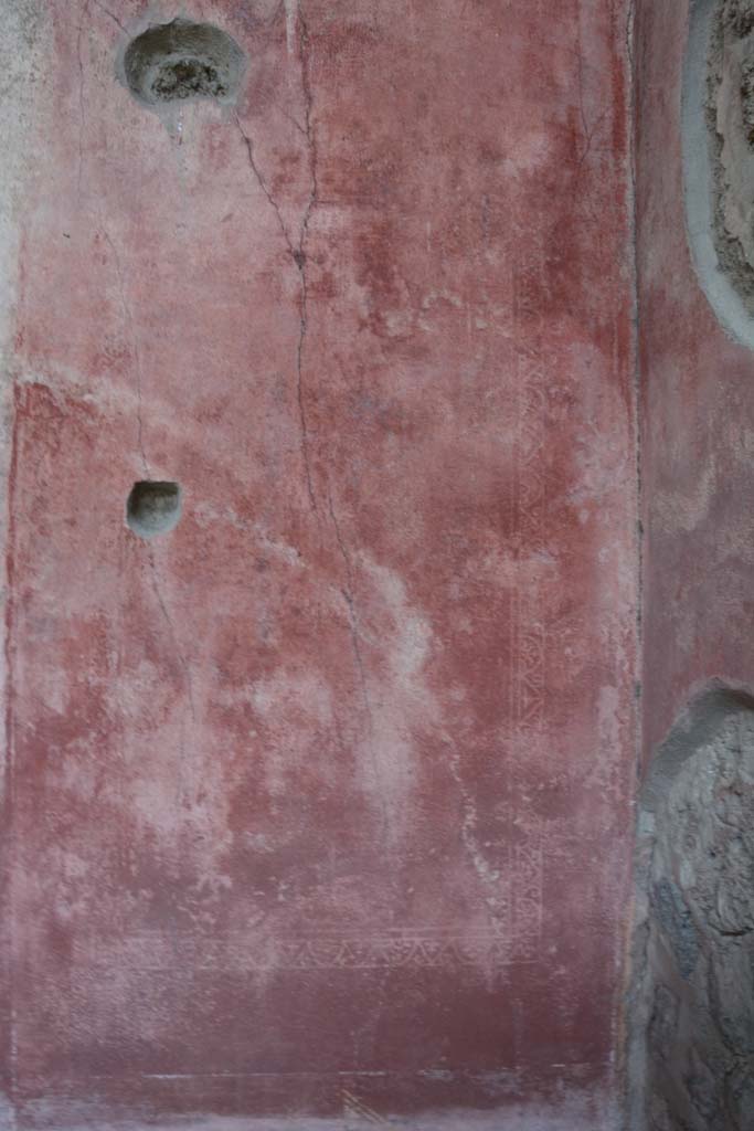 IX.5.11 Pompeii. March 2017. Room h, detail from panel at south end of east wall.  
Foto Christian Beck, ERC Grant 681269 D�COR.

