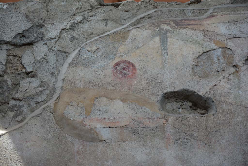 IX.5.11 Pompeii. May 2017. Room i, detail from upper south end of west wall.
Foto Christian Beck, ERC Grant 681269 D�COR.
