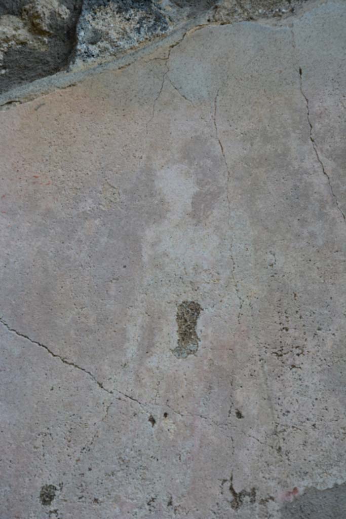 IX.5.11 Pompeii. March 2017. 
Room I (L), detail of figure of warrior in panel at south end of east wall
Foto Christian Beck, ERC Grant 681269 D�COR.
