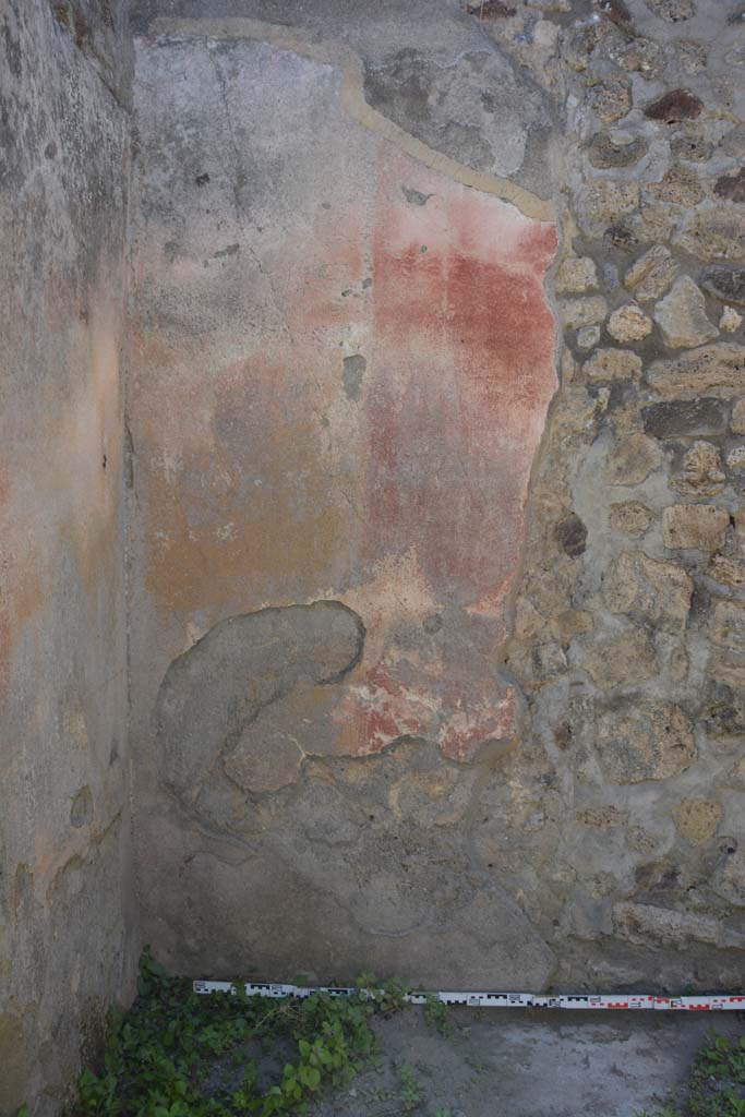 IX.5.14 Pompeii. May 2017. Room �L�, west wall at south end. 
Foto Christian Beck, ERC Grant 681269 D�COR.
