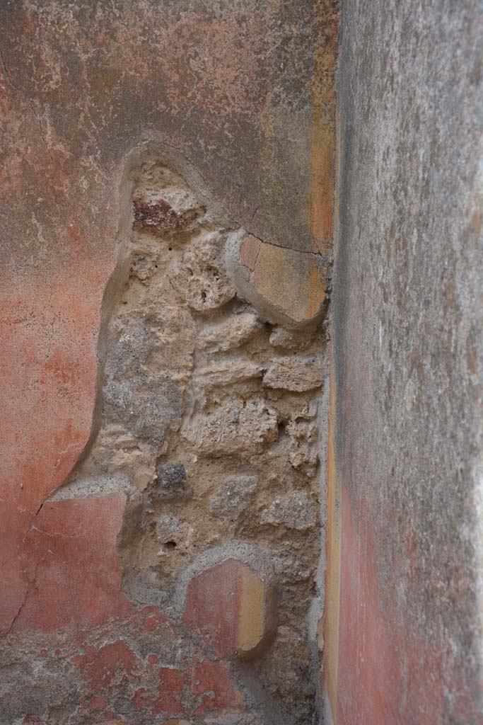 IX.5.14 Pompeii. May 2017. Room �d�, detail from north wall at east end.
Foto Christian Beck, ERC Grant 681269 D�COR.

