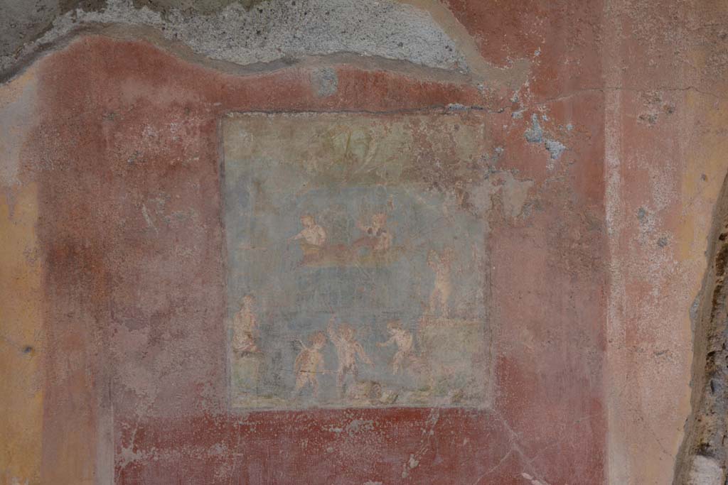 IX.5.14 Pompeii. March 2017. Room �c�, looking towards central painting on north wall.
Foto Christian Beck, ERC Grant 681269 D�COR.
