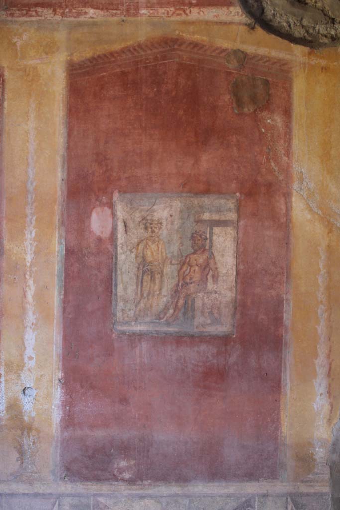IX.5.14 Pompeii. May 2019. Room �g�, central panel from north wall.
Foto Christian Beck, ERC Grant 681269 D�COR.
